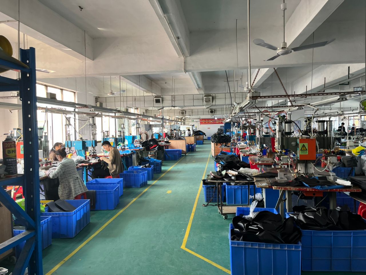 Source factory floor in China