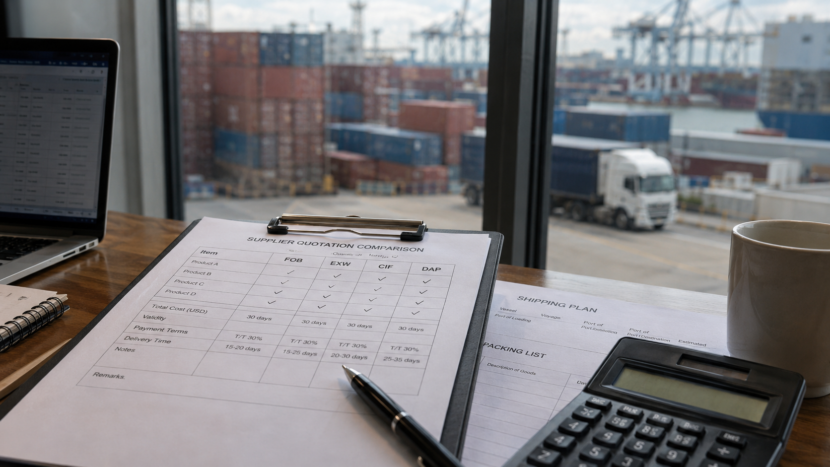 FOB, EXW, CIF, or DAP? What Buyers Should Clarify in a China Supplier Quote cover image